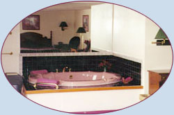Jacuzzi at the Alpine Lodge.